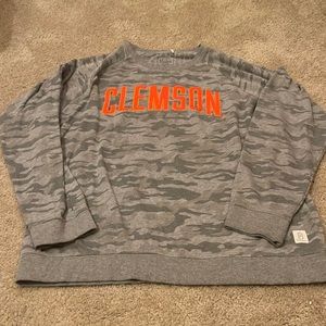 Camo Clemson Crewneck